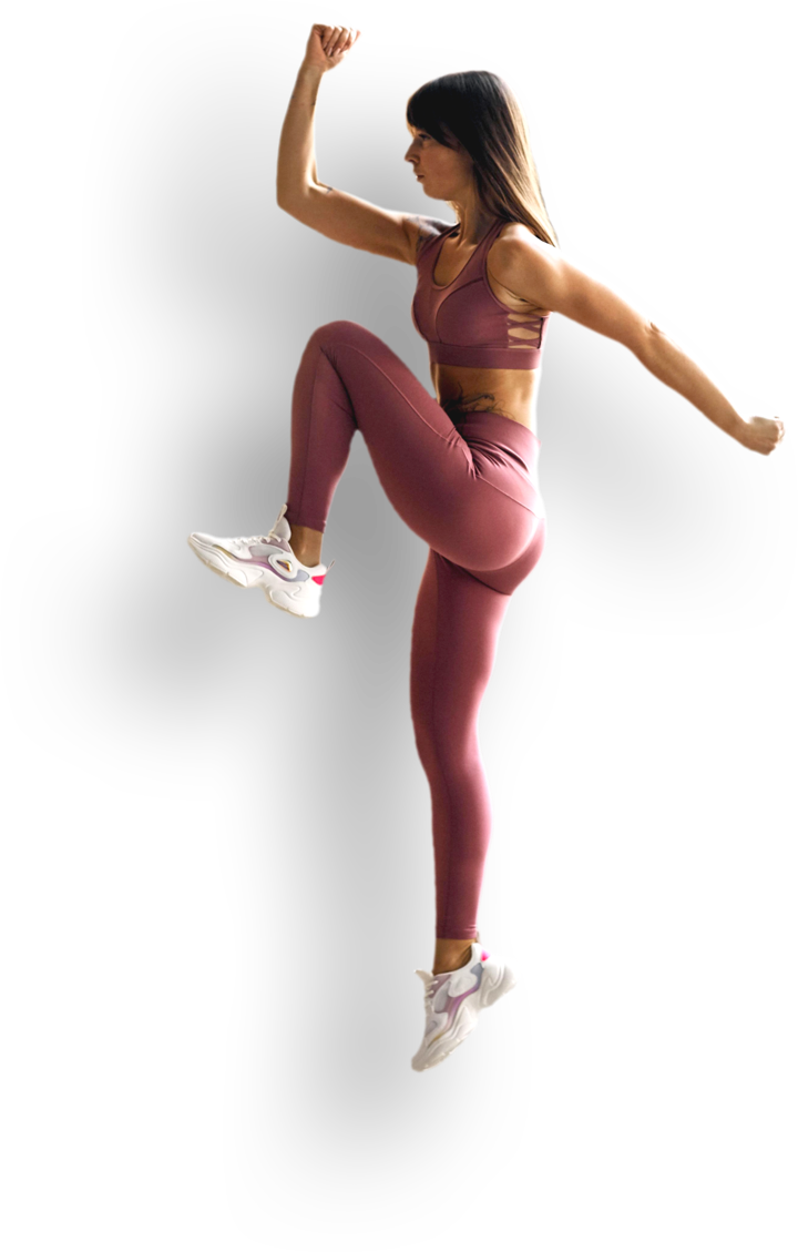 athletic girl template for fitness